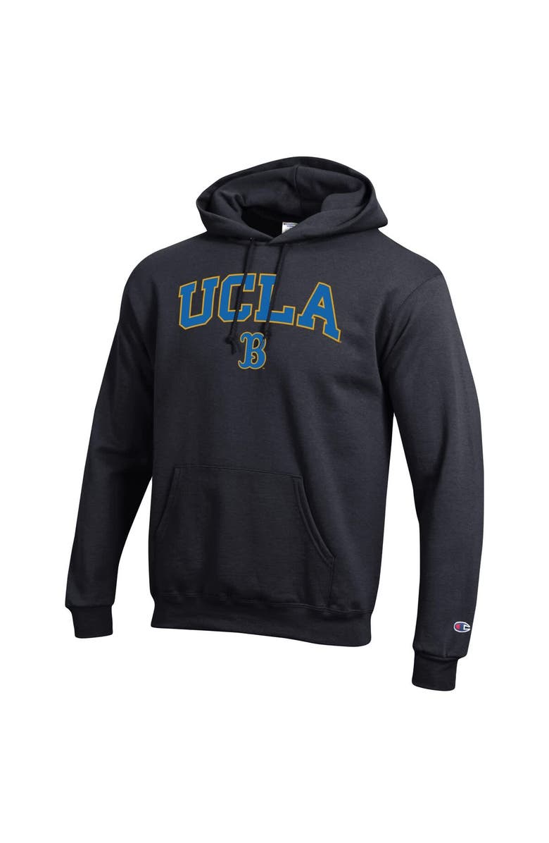 Champion Men's Champion Black UCLA Bruins Arch Over Logo Pullover Hoodie, Alternate, color, Black