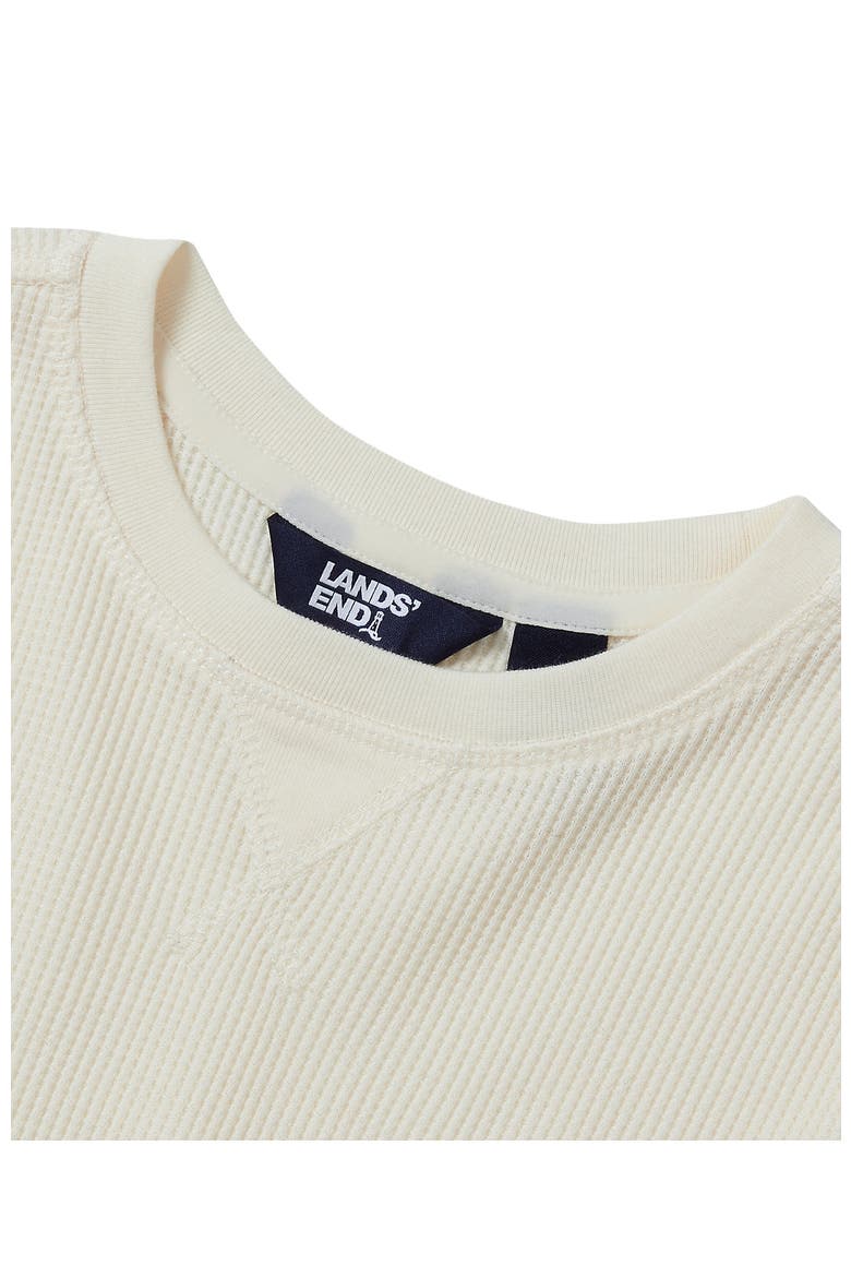 Boys Long Sleeve Waffle Thermal Shirt, Alternate, color, Egret