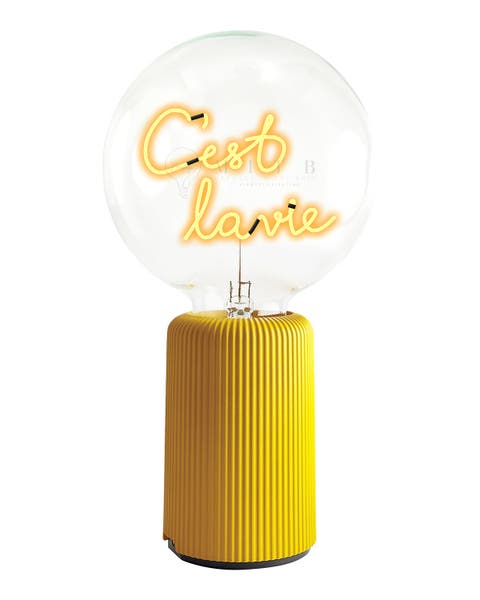 Cest Lavie Portable Table Lamp