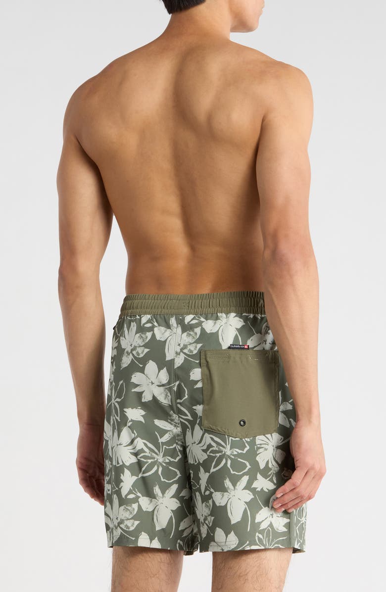 Quiksilver Surf Volley Swim Shorts, Alternate, color, Dusty Olive