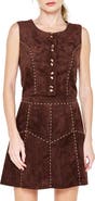 CIEBON Akia Faux Suede Sleeveless Top