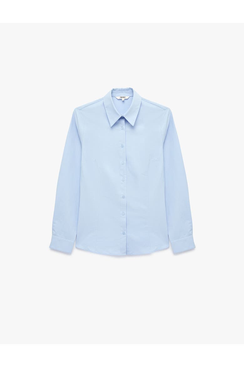 Long Sleeve Shirt, Alternate, color, LIGHT INDIGO