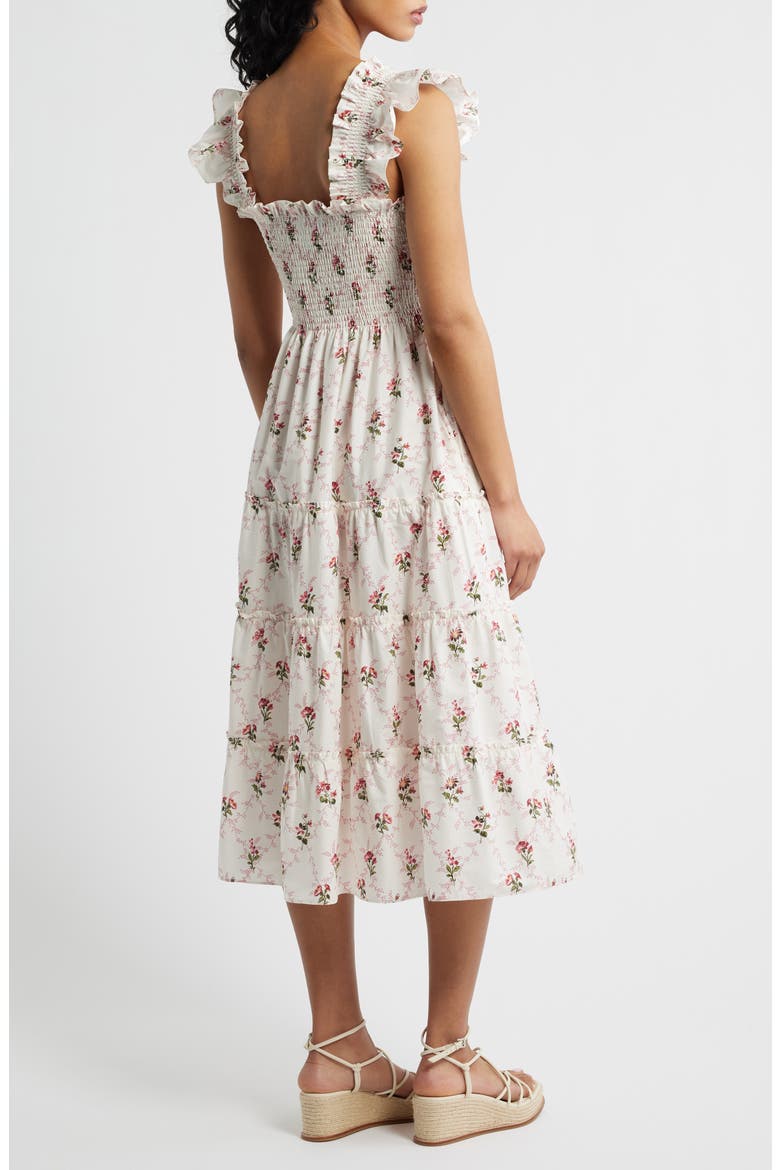 The Ellie Gingham Nap Midi Dress, Alternate, color, BRIAR TRELLIS