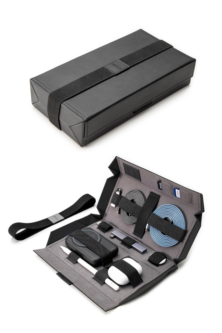 BentoPack - Tech Accessory Organizer, Main, color, Black