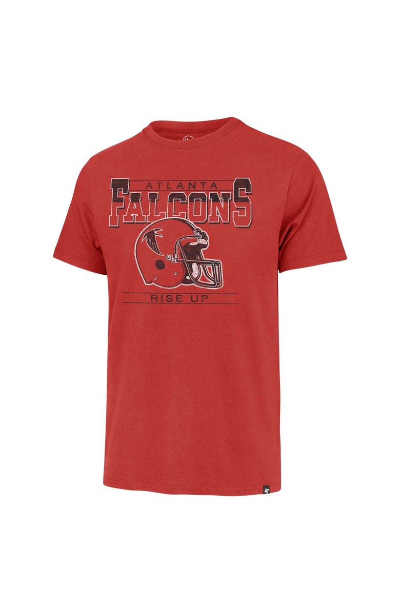 '47 Men's '47 Red Atlanta Falcons Time Lock Franklin T-Shirt, Alternate, color, 