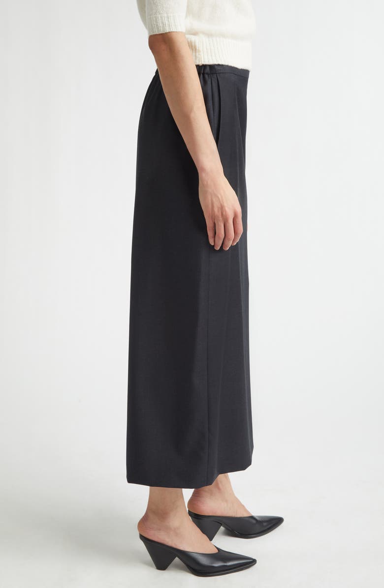 LOULOU DE SAISON Cara Super 120s Wool Pencil Skirt, Alternate, color, Black Melange