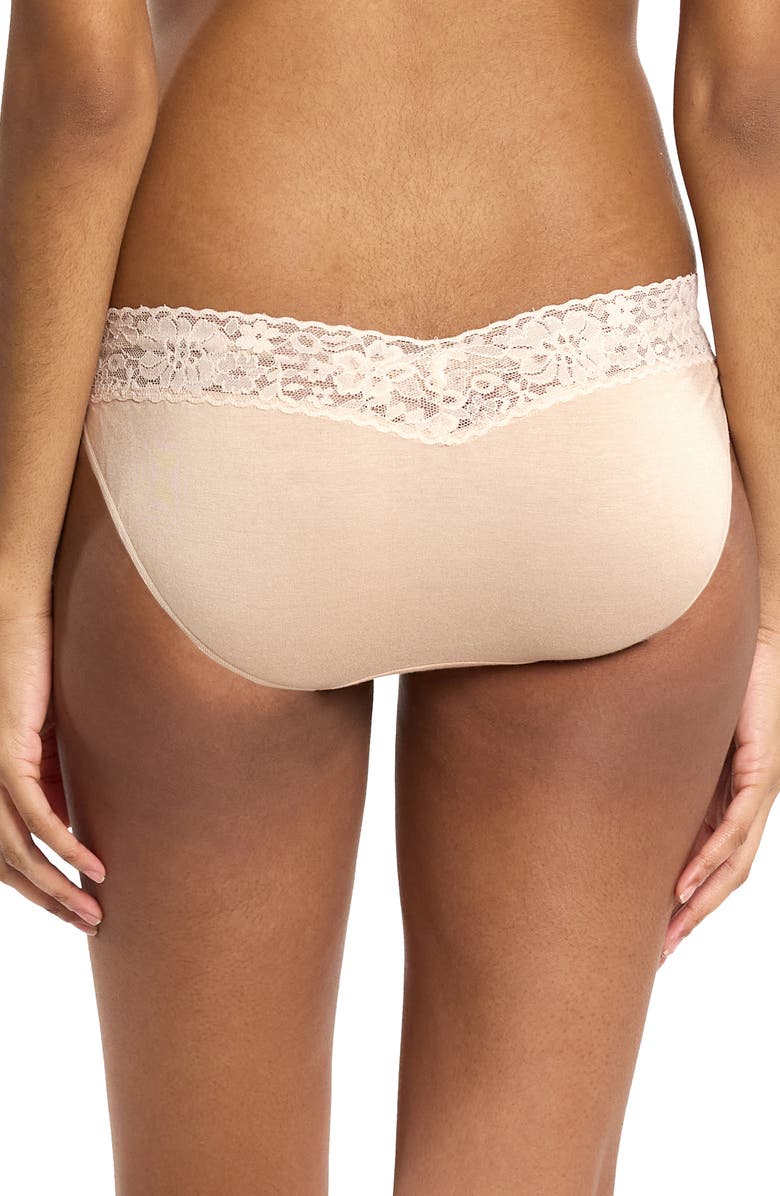 Hanky Panky Dream V-Cut Bikini Briefs, Alternate, color, Chai