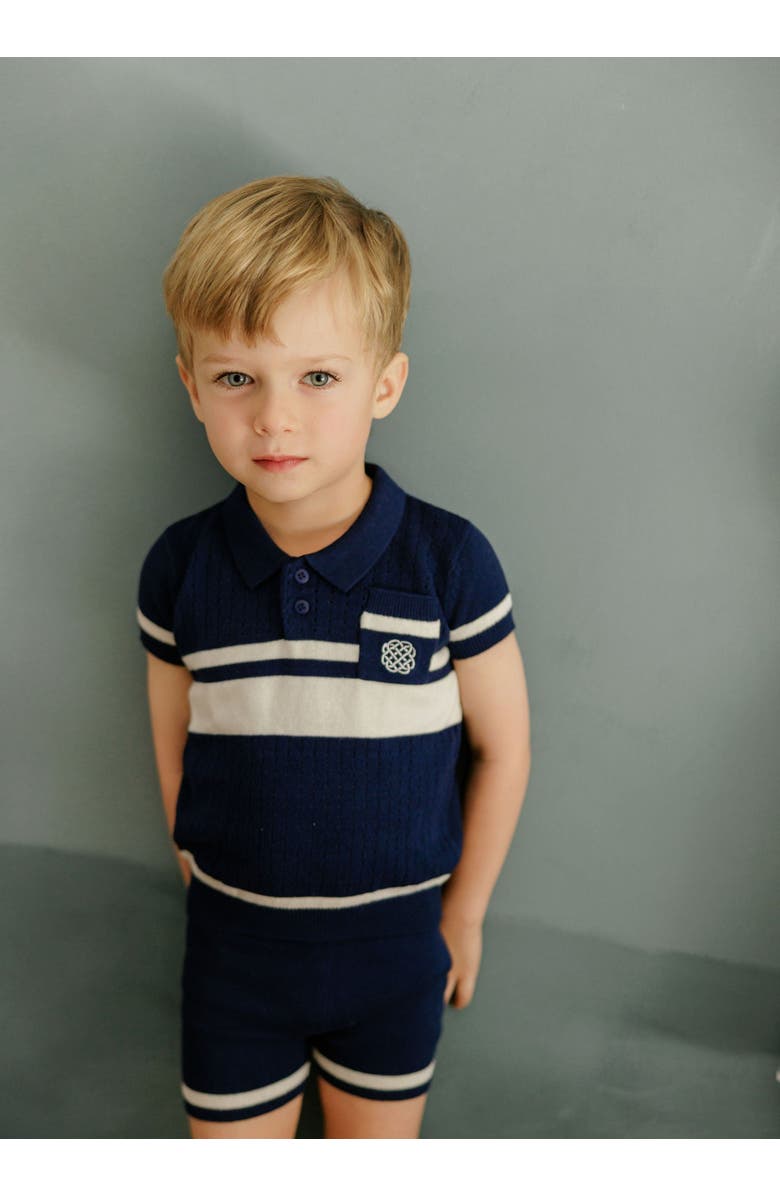 Ely's & Co. Looms Storybook Collection - Boys Mesh Knit 2 Piece Set, Alternate, color, Blue