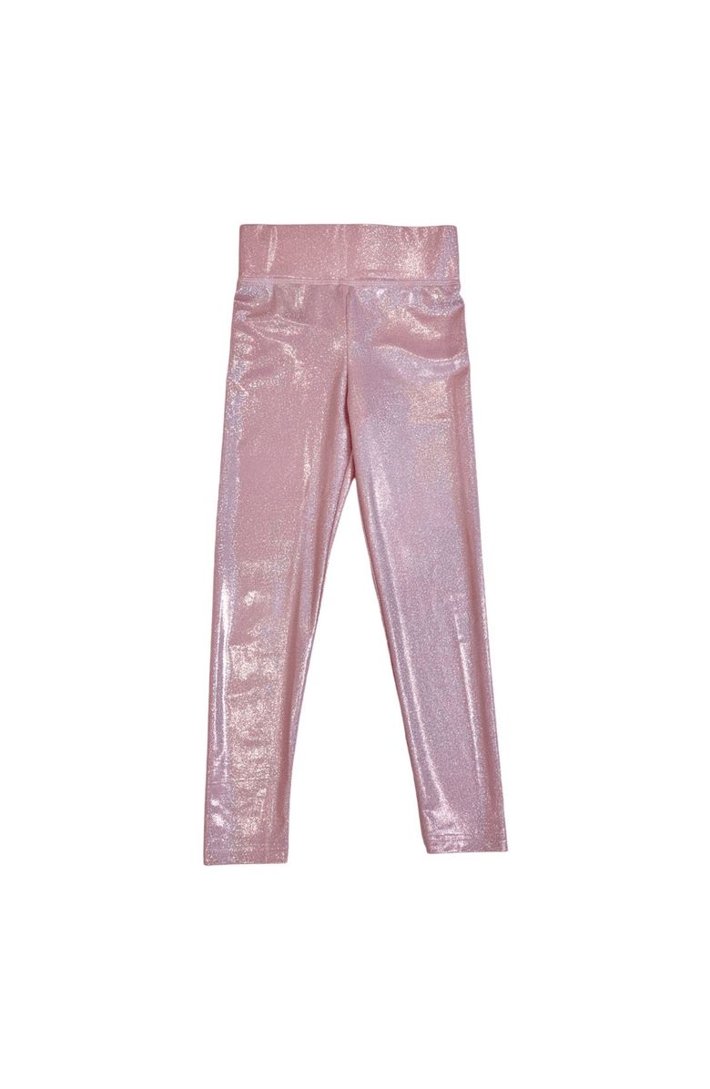 Lola + The Boys Shimmer Leggings, Main, color, Pink