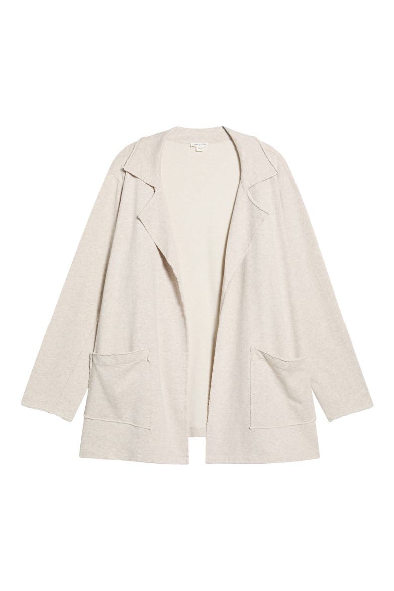 Daily Cotton French Terry Jacket, Alternate, color, OATMEAL