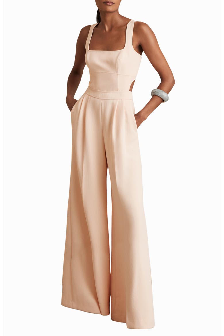 Dion Sleeveless Wide Leg Jumpsuit, Main, color, PALE PINK
