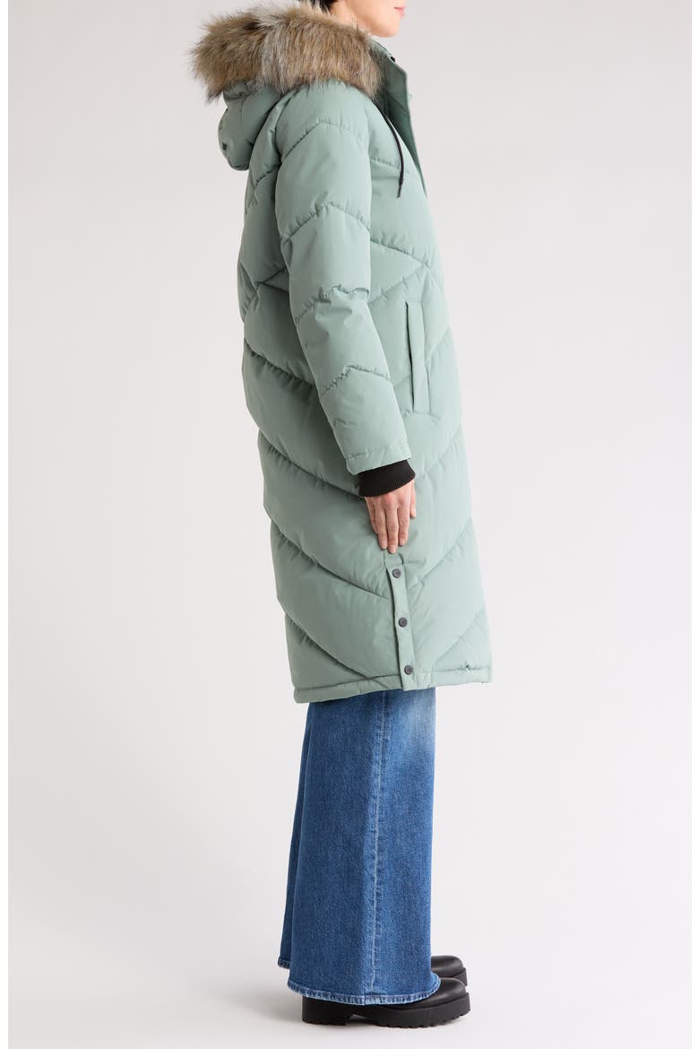 Ellie Waterproof 600 Fill Power WarmFlight® Insulated Coat, Alternate, color, LILY PAD