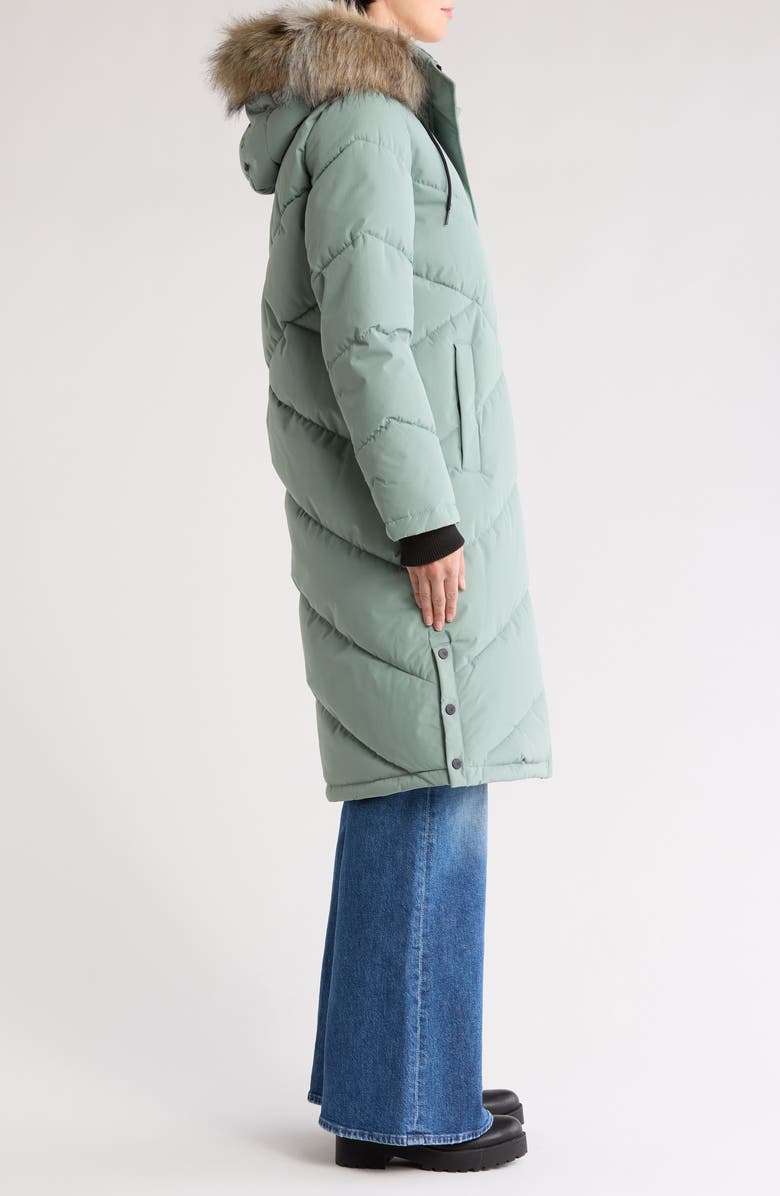 Roxy Ellie Waterproof 600 Fill Power WarmFlight<sup>®</sup> Insulated Coat, Alternate, color, Lily Pad