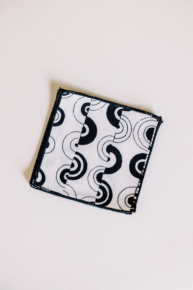 Ortega in Clairvoyant 5" x 5" Cocktail Napkin - Set of 4, Alternate, color, Blue