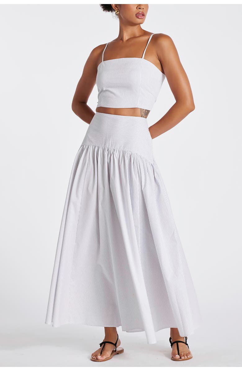 Bishop + Young Sorrento Corset Top, Alternate, color, Pinstripe