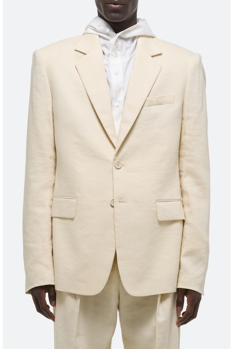 Classic Linen Blend Blazer, Main, color, SUMMERSAND