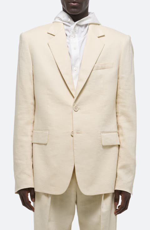 Classic Linen Blend Blazer