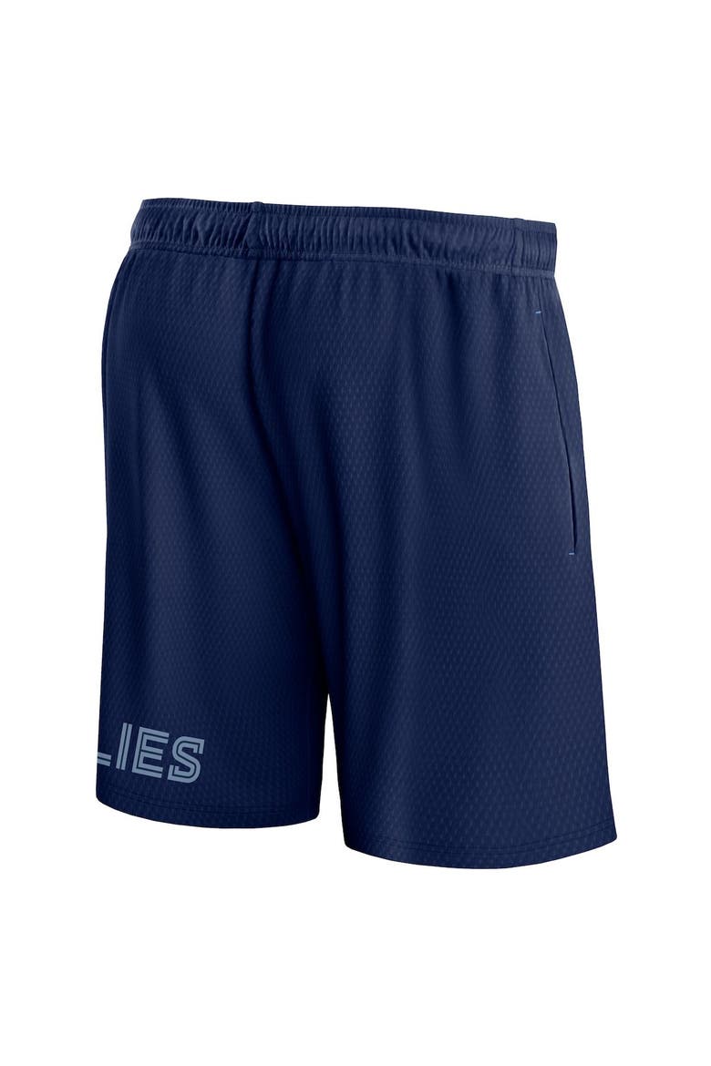 Men's Fanatics Branded Navy Memphis Grizzlies Free Throw Mesh Shorts, Alternate, color, Navy
