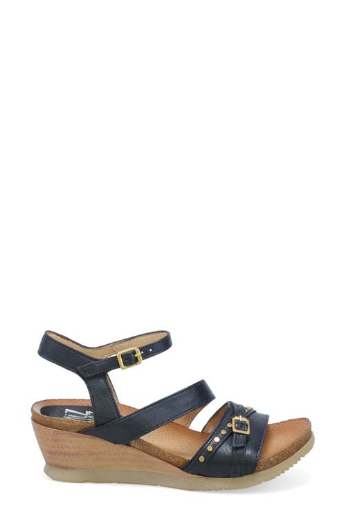 Miz Mooz Sophee Wedge Sandal In Black
