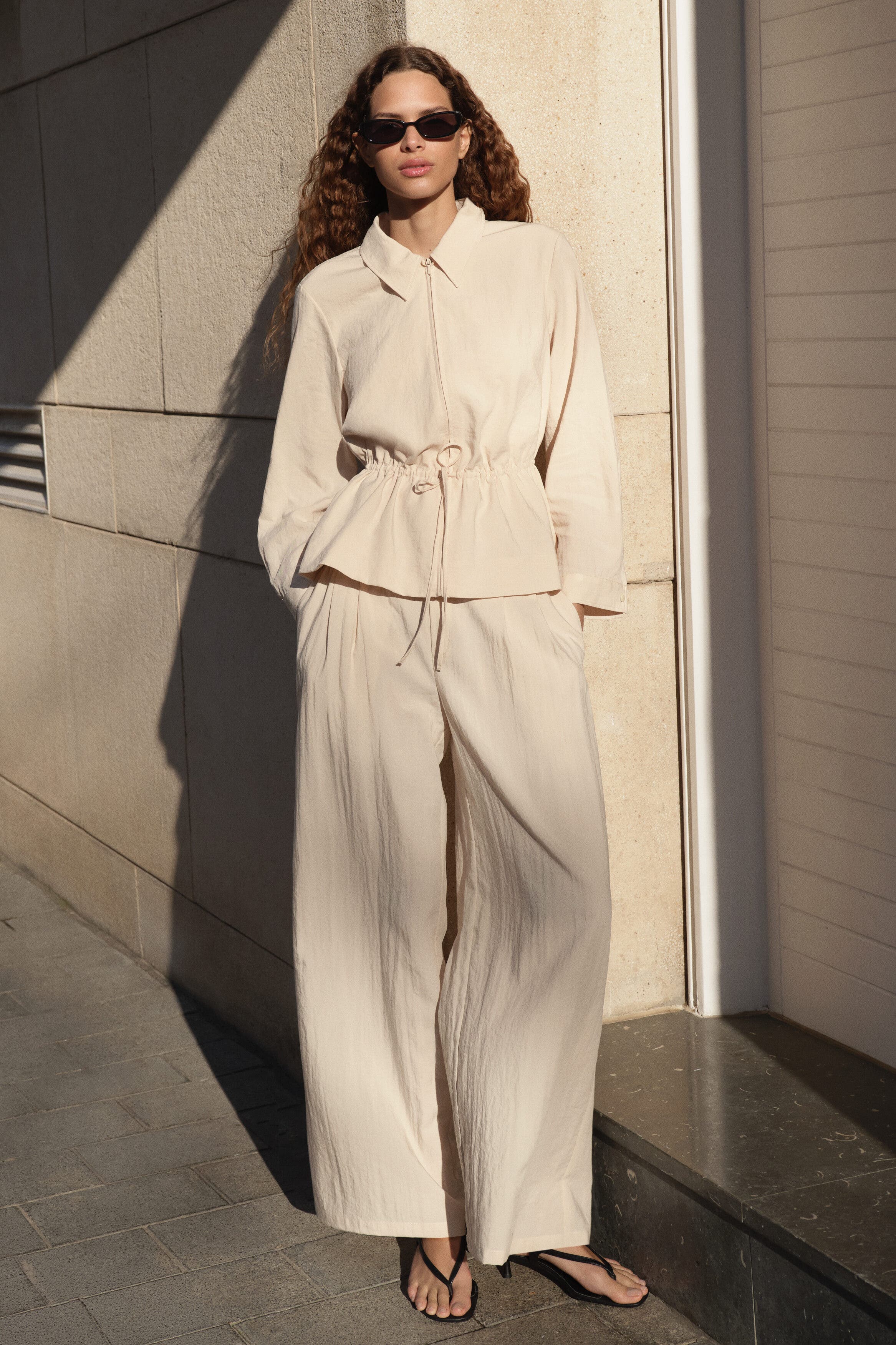 Wide Drawstring Trousers - image 2