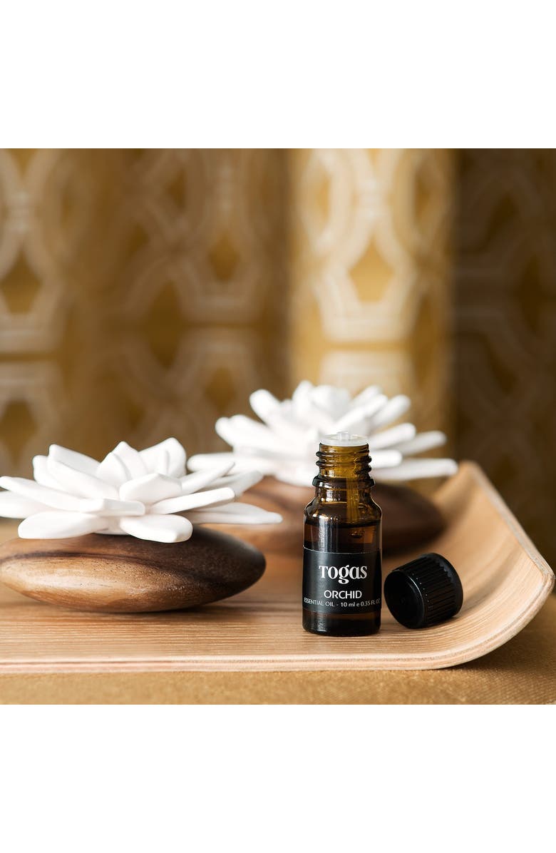 Togas Summer Orchid Ceramic Sachet, Alternate, color, White