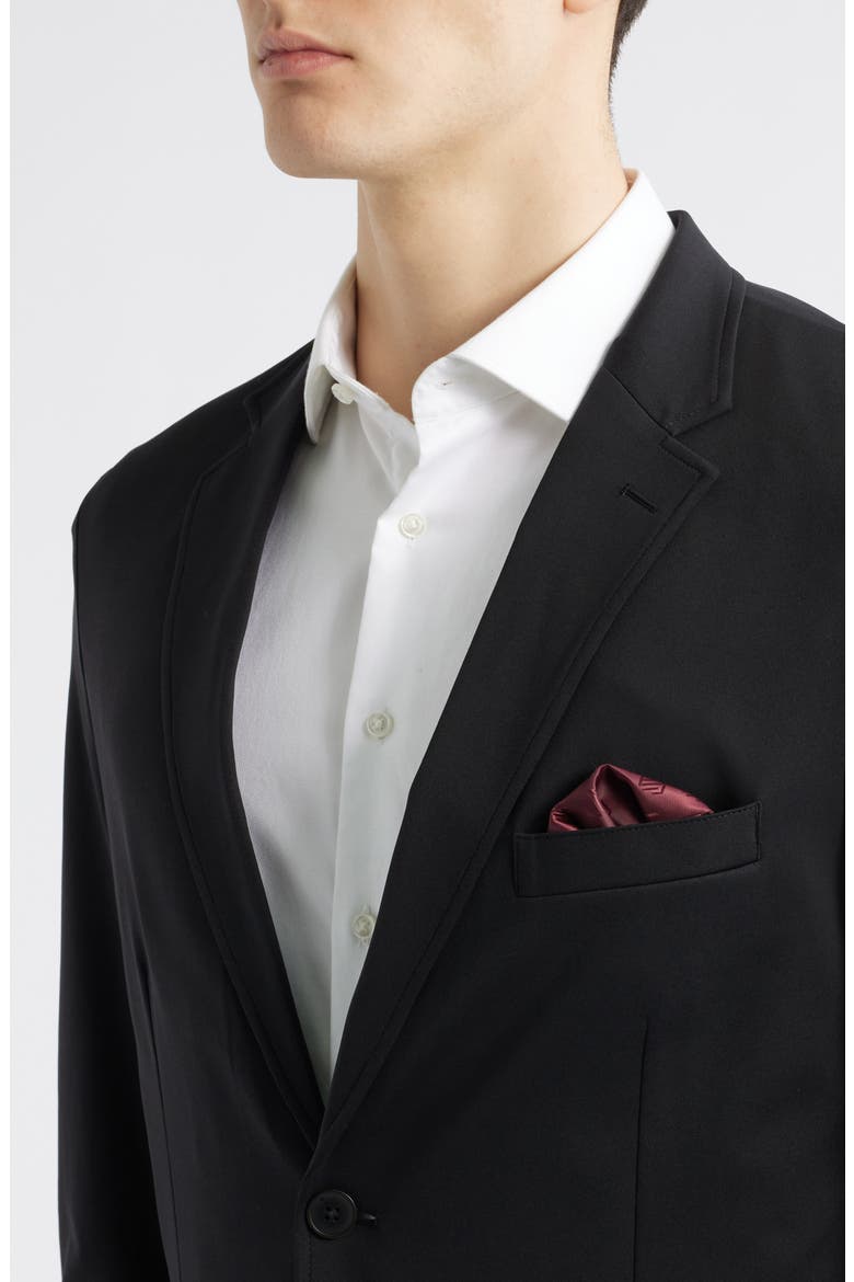XC Flex® Solid Knit Sport Coat, Alternate, color, BLACK