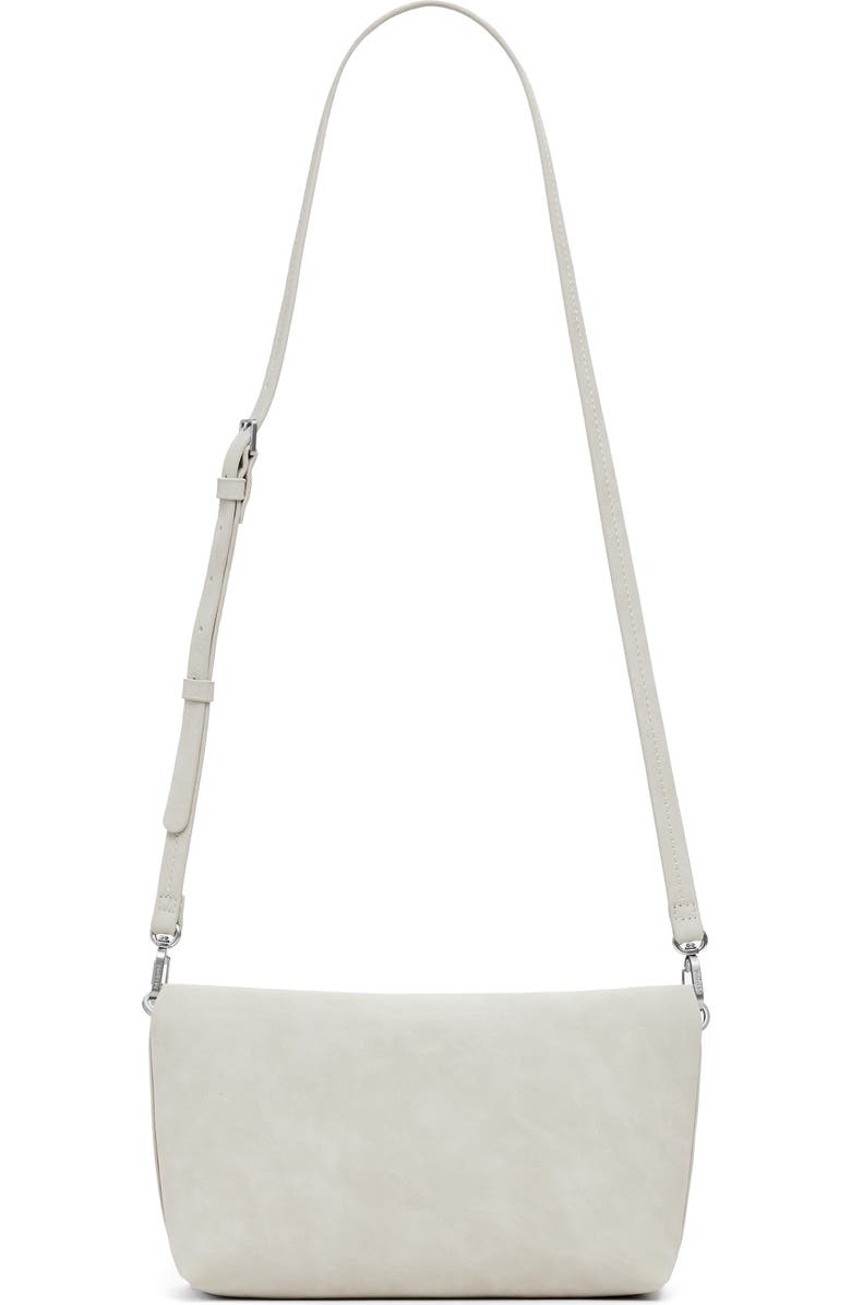 Desigual Faux Leather Crossbody Bag, Alternate, color, Light Gray