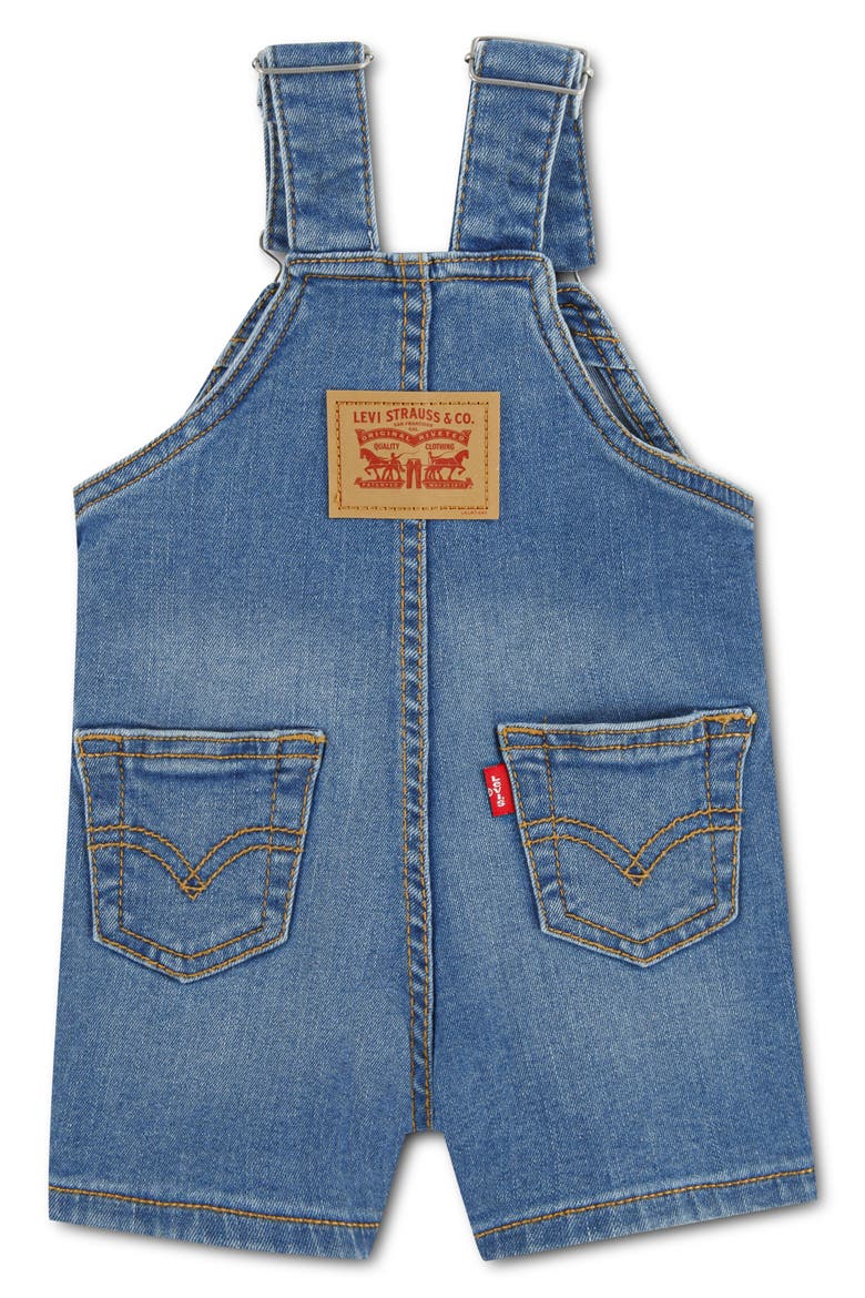 Denim Shortalls, Alternate, color, INDIGO