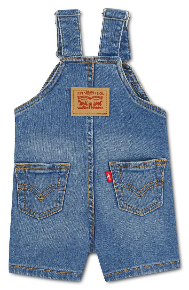 Levi's Denim Shortalls, Alternate, color, Indigo