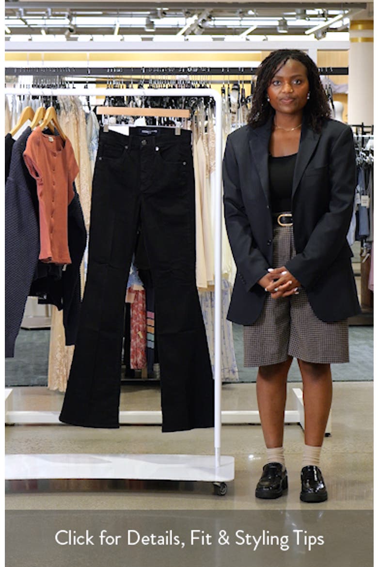 Beverly High Waist Skinny Flare Leg Jeans video