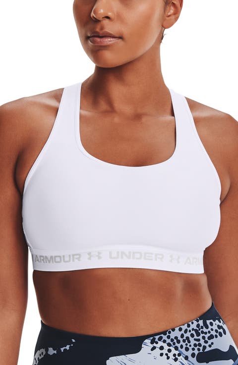 HeatGear® Mid Cross Back Sports Bra