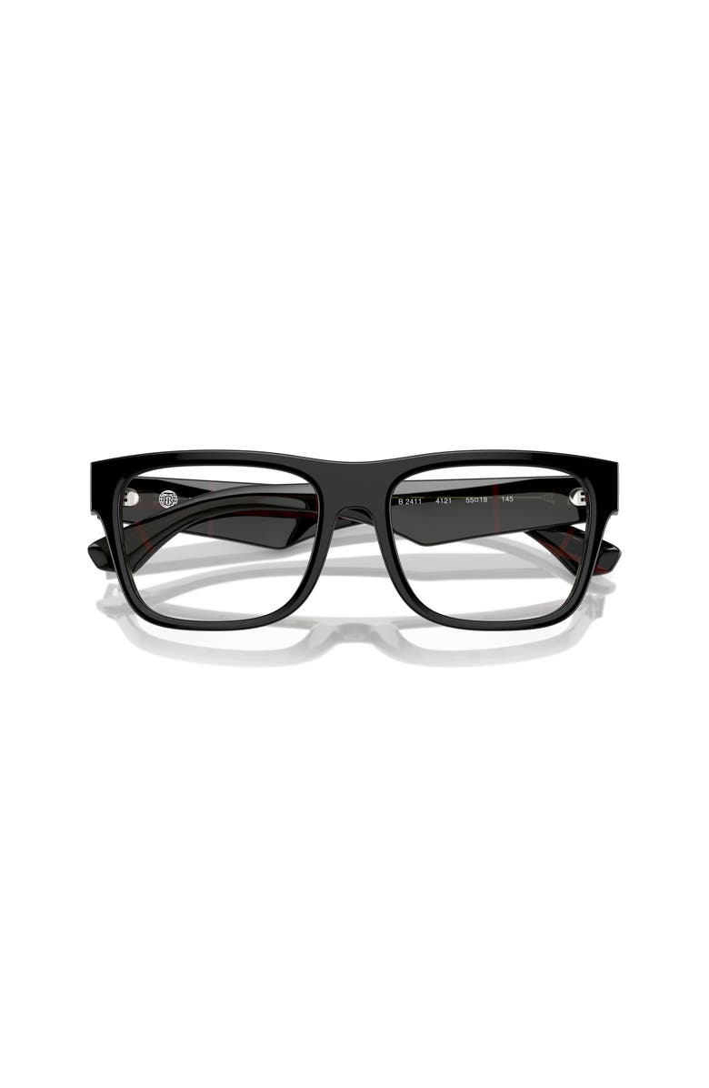 Burberry 53mm Square optical glasses, Alternate, color, Black