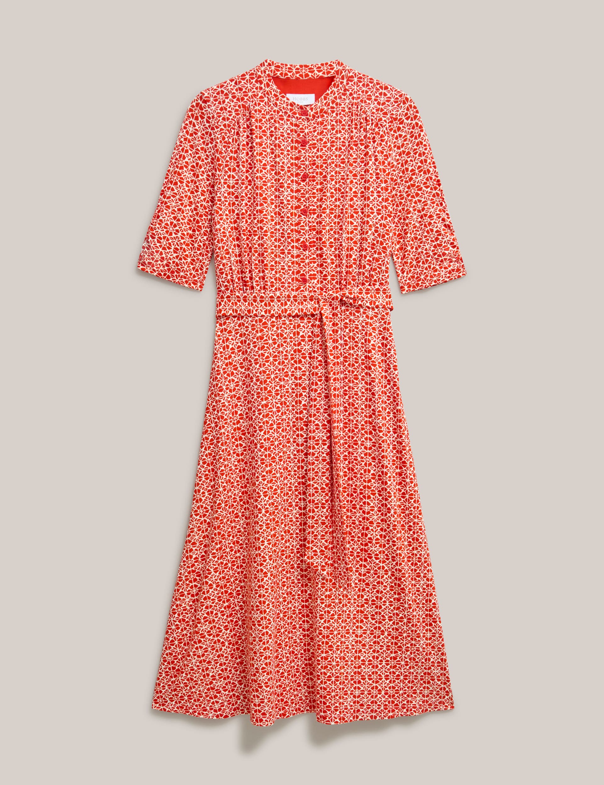 Cathy 3/4 Sleeve Jersey Midi Dress - image 2