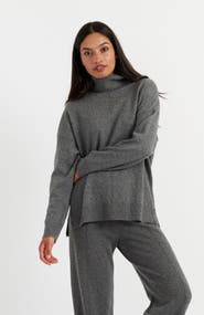 Chinti & Parker Relaxed Roll Neck Wool & Cashmere Sweater