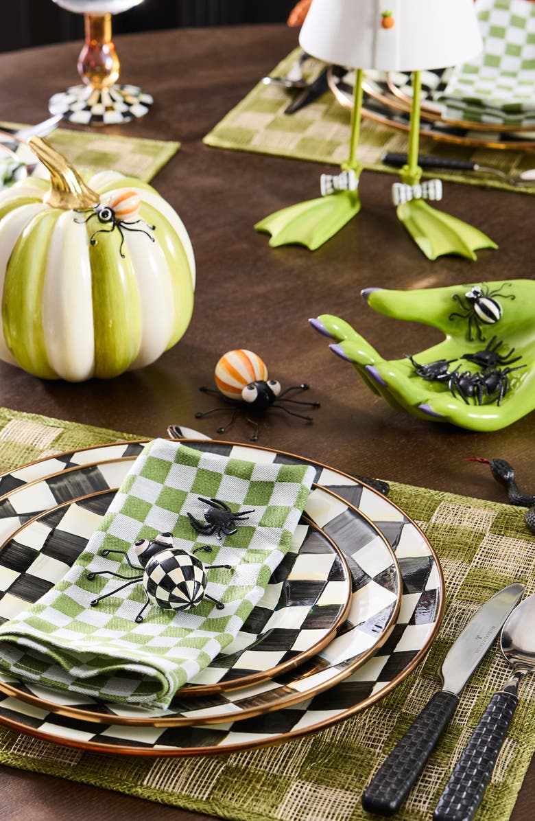 MACKENZIE CHILDS Set of 3 Fergal's Friend Spiders, Alternate, color, Black