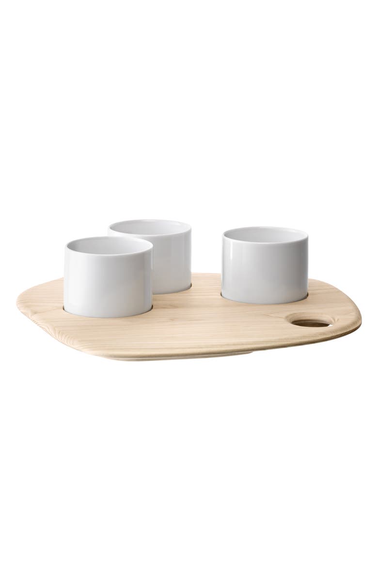 LSA Palette 4-Piece Tapas Set, Main, color, Clear