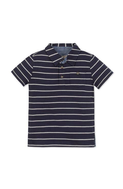 Kids' Organic Short Sleeve Jersey Polo (Little Kid and Big Kid)