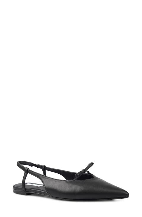 Hala Pointed Toe Slingback Flat