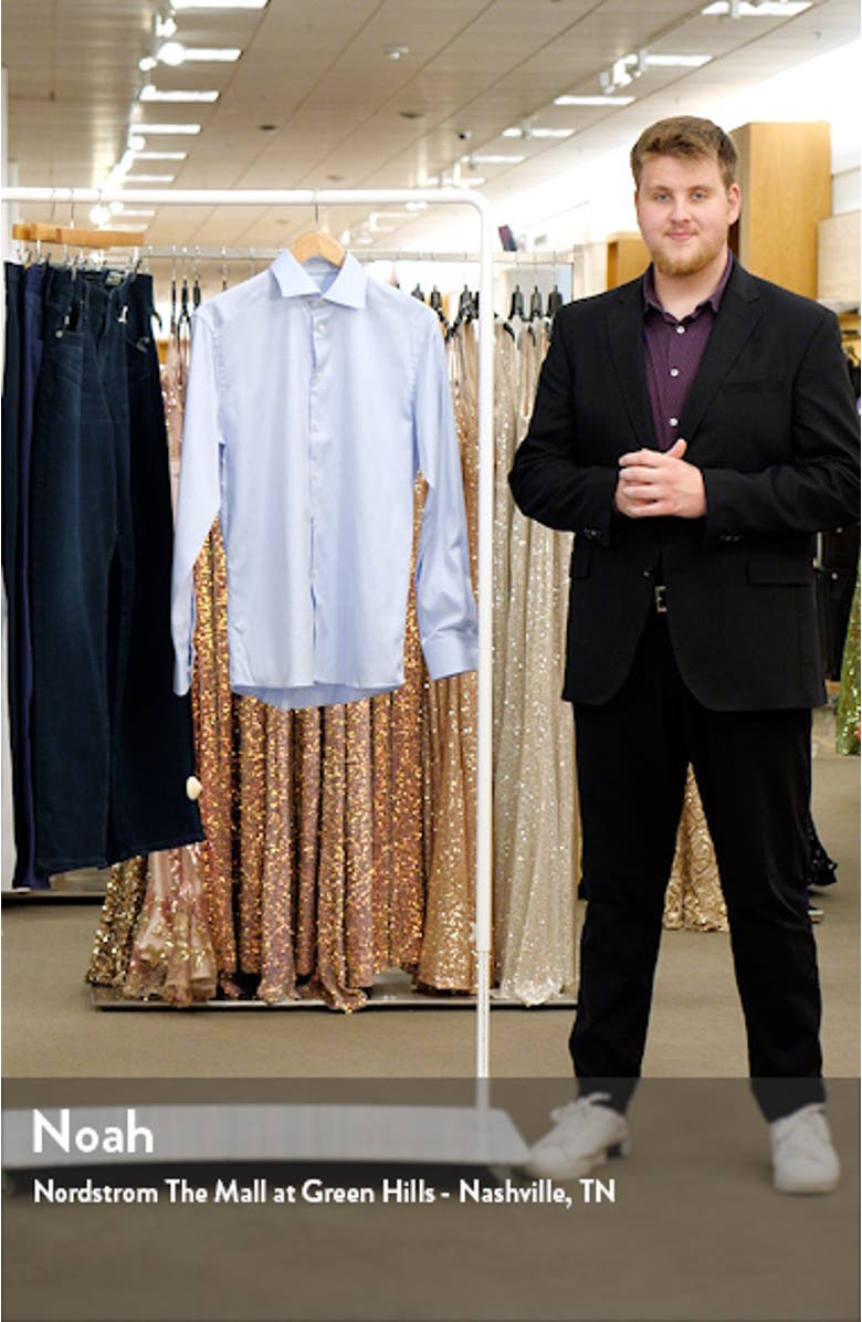 Slim Fit Cotton Twill Dress Shirt, sales video thumbnail