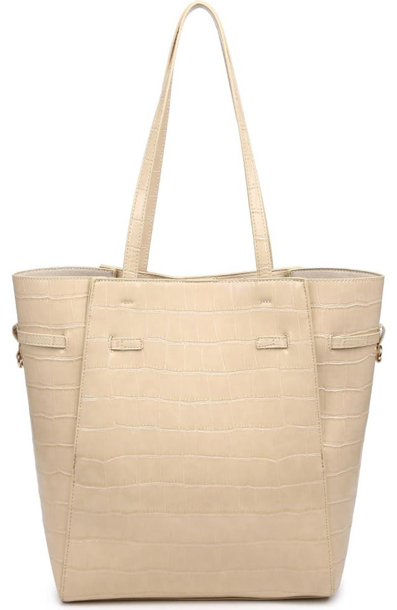 MODA LUXE Athena Bucket, Alternate, color, Cream
