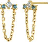 Bony Levy 14K Gold London Blue Topaz & Sky Blue Topaz Drop Earrings (Nordstrom Exclusive)
