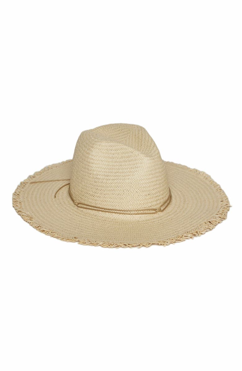 Hat Attack Fringed Traveler Continental, Main, color, Natural/Tan
