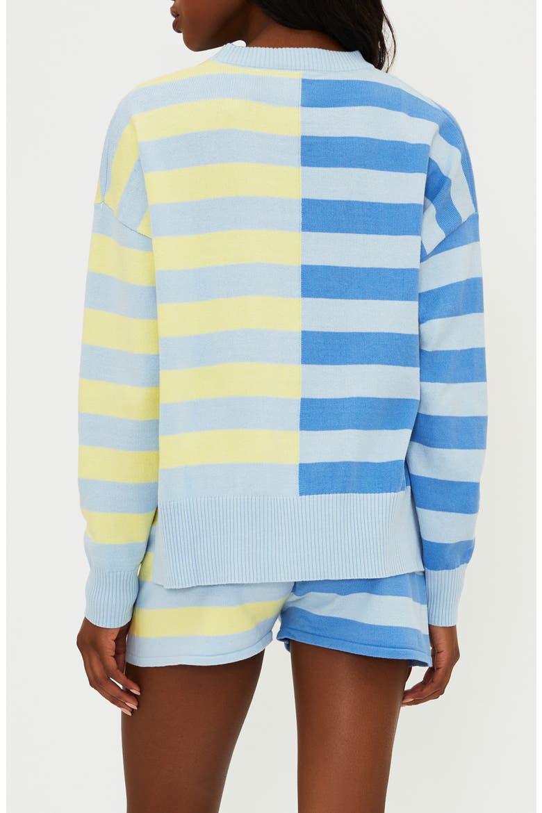 Callie Cotton Blend Sweater, Alternate, color, MARINA STR