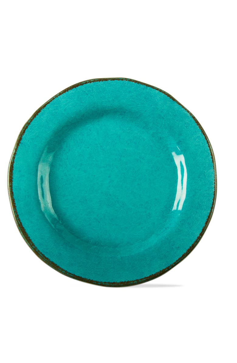 tag Veranda Melamine Salad Plates Set of Four Ocean Blue, Alternate, color, Blue
