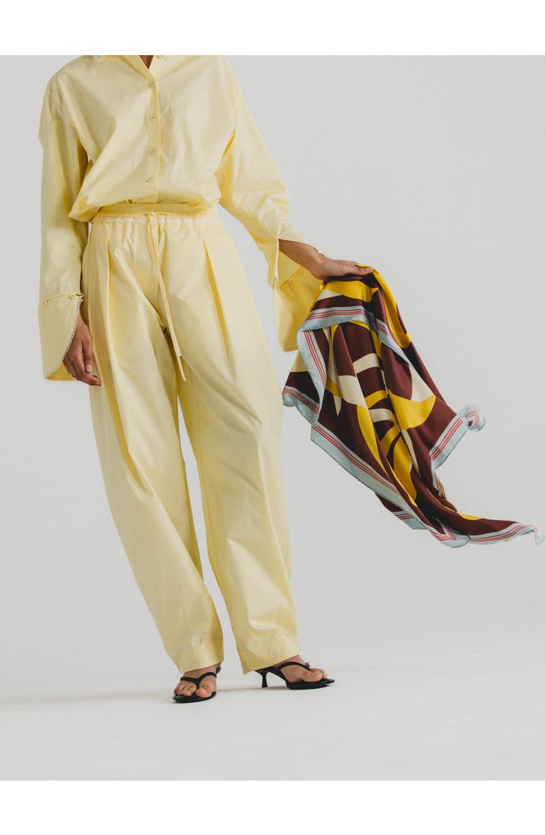 Alas Large Designer Printed Silk Scarf, Alternate, color, Print 'Apeel' Large