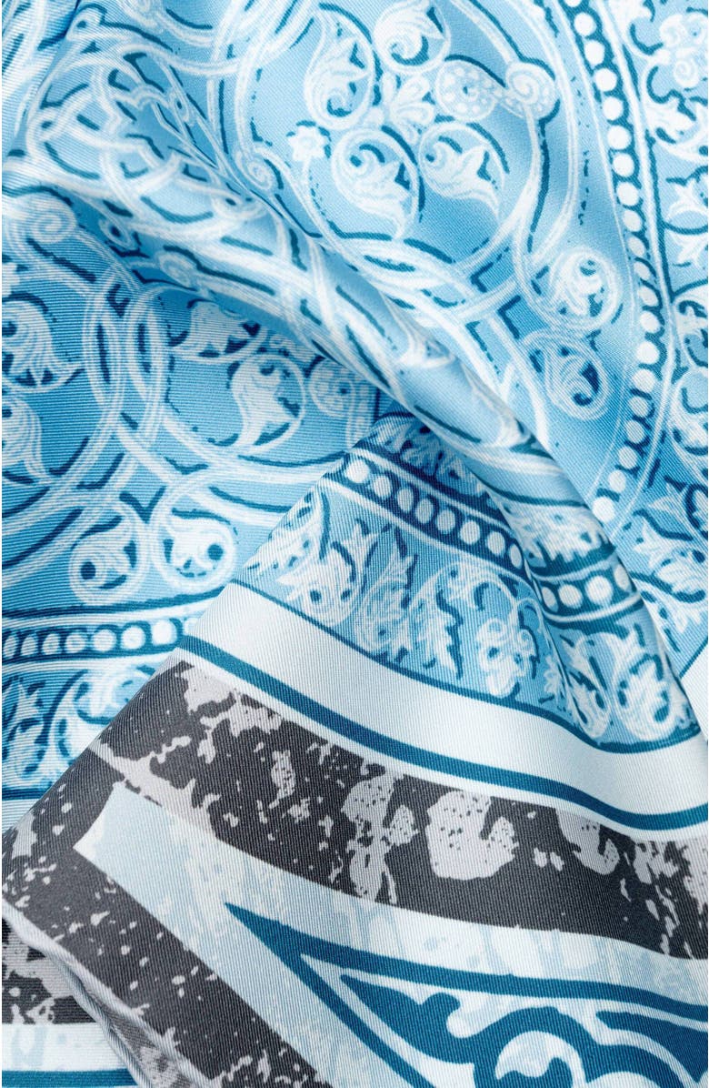 Elizabetta Noto - Silk Pocket Square for Men, Alternate, color, Blue