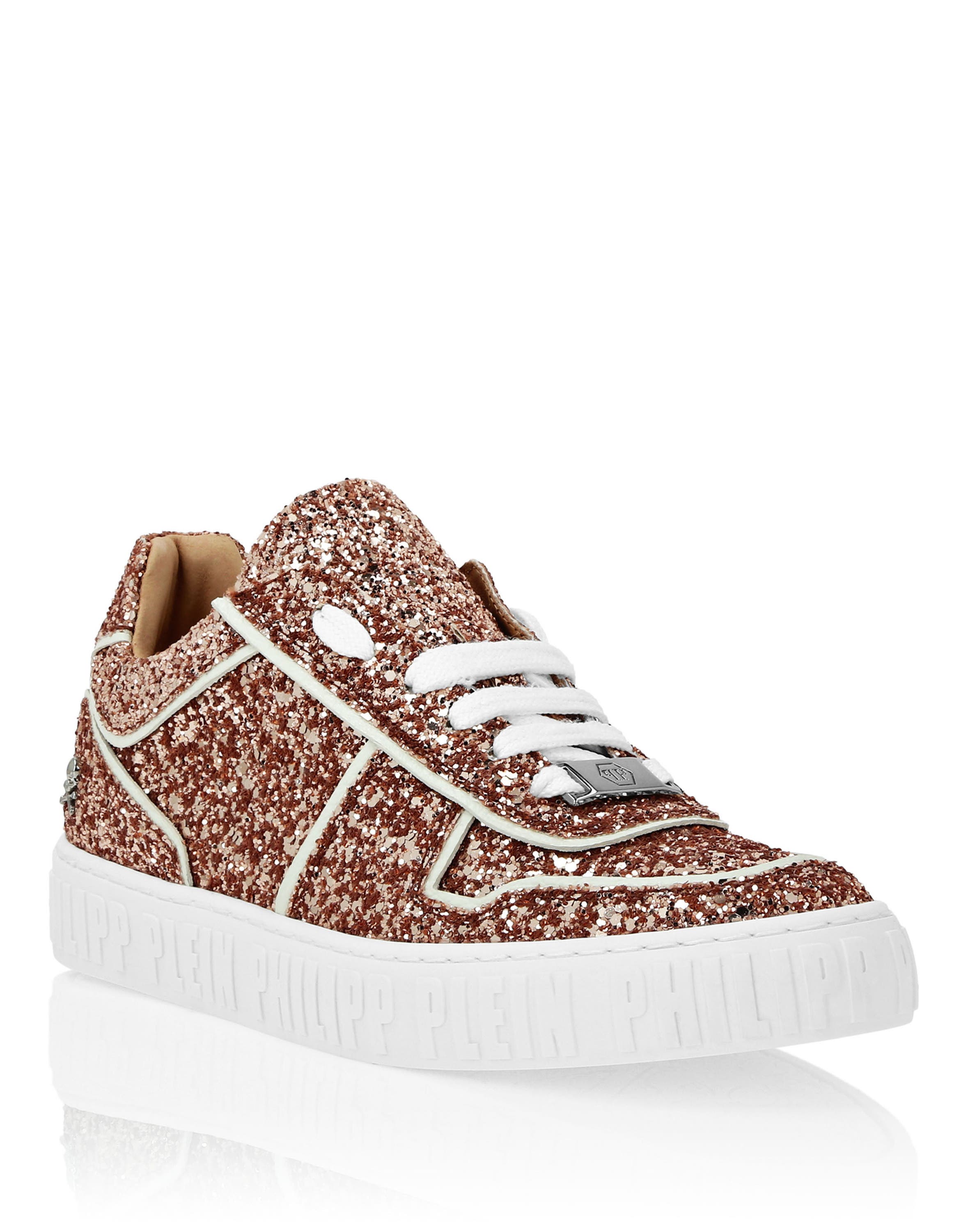 Lo-Top Sneakers Glitter King Power Women, Main, color, bronce