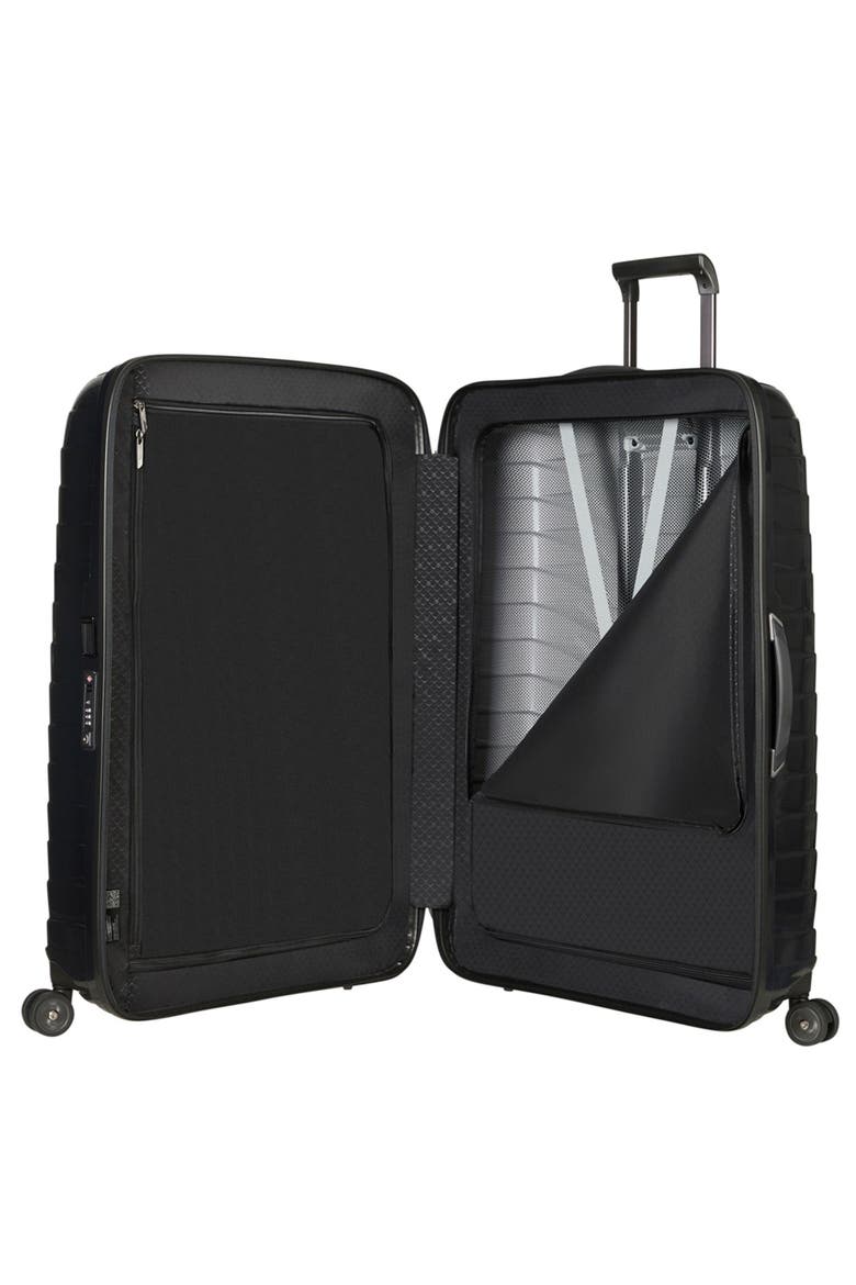 Proxis Hardside 30" X-Large Checked Spinner Luggage, Alternate, color, Black