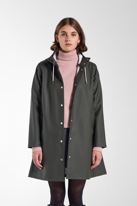 Mosebacke Hooded Long Sleeve Raincoat