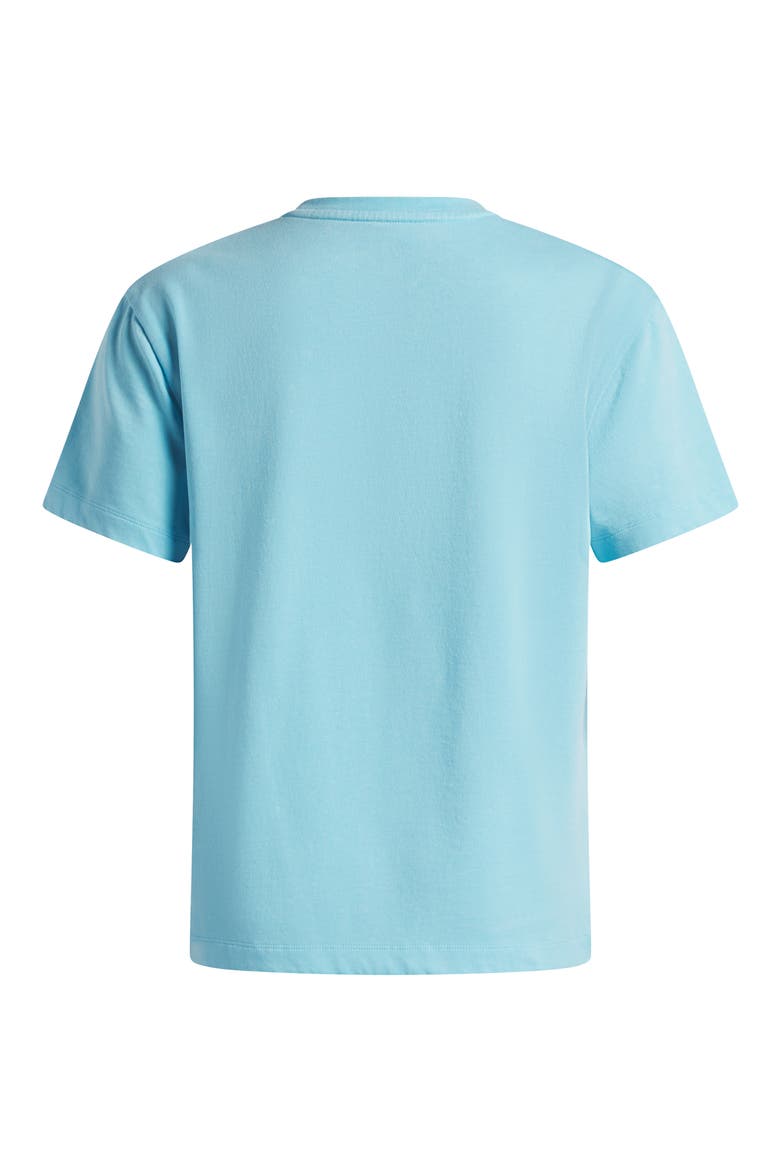 Kids' Washed Cotton Blend T-Shirt, Alternate, color, 481 FRESCO BLUE